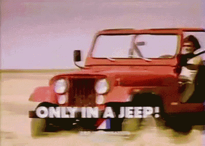 only in a jeep, 4x4
