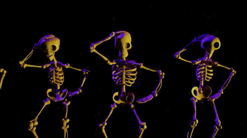 squelettes, danse