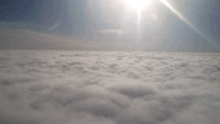 au dessus des nuages, ciel, avion