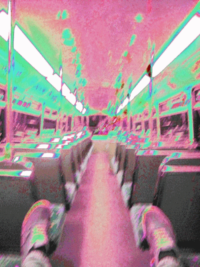 bus, psychedelique