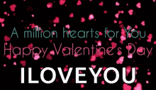 happy valentines day, i love you, a million hearts for you, saint valentin, amour