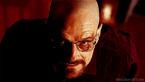 walter white, breaking bad, middle finger, majeur, doigt, enerver, colere, angry