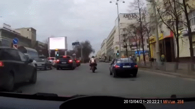 car crash voiture moto motorbike accident Image, animated GIF