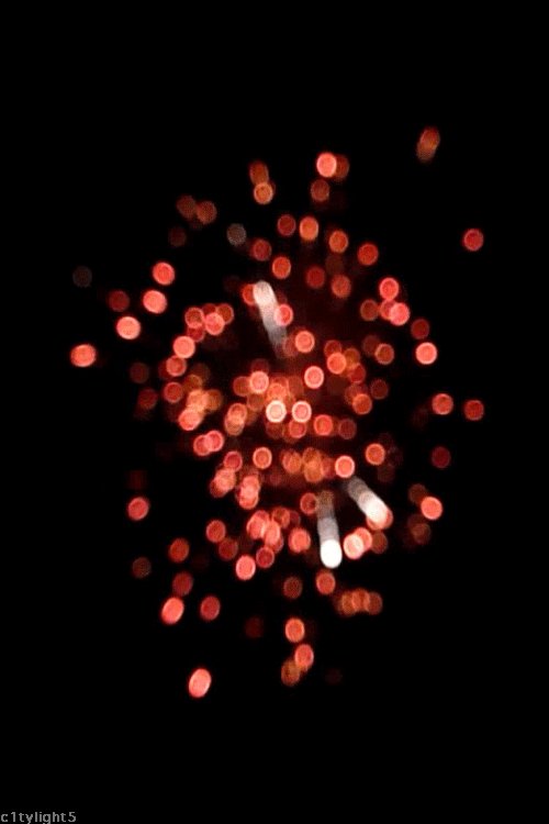 feu d artifice rouge, red firework, fireworks