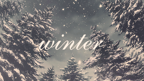 hiver, neige, winter, snow, cinemagraph, arbre, foret