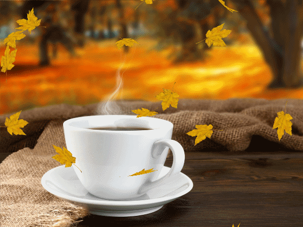 automne tasse de cafe