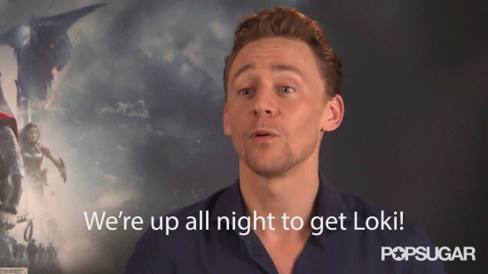 tom hiddleston, we are up all night to get loki, thor, marvel comics