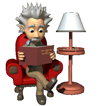 old man reading a book Image, animated GIF