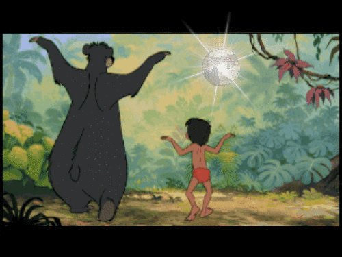 le livre de la jungle, baloo, mowgli