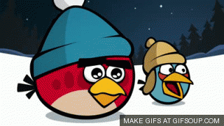 red, blue, oiseaux, angry birds