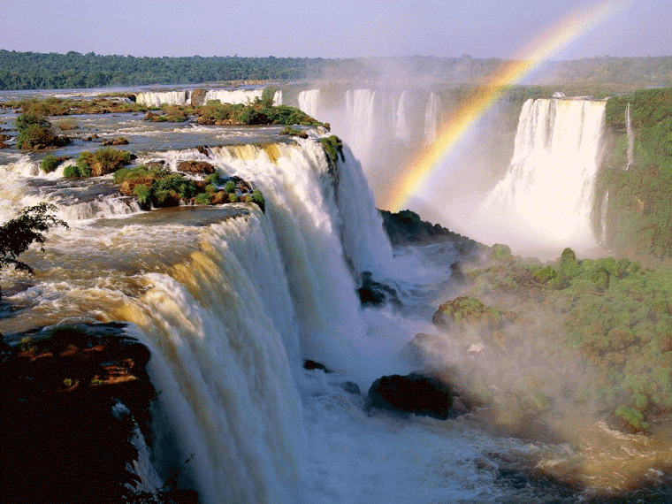 nature, paysage, cascade, chute d eau, niagara falls