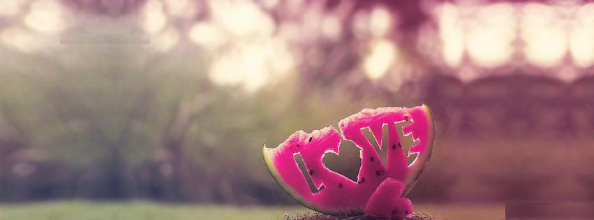 pasteque, love, tumblr, watermelon, heart, couverture facebook, facebook cover