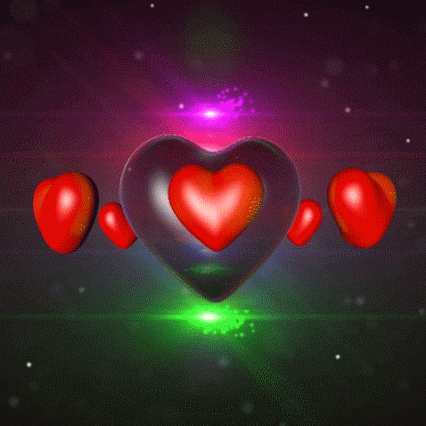 hearts, coeurs 3d