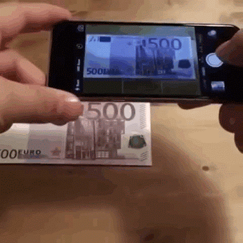 iphone, smartphone qui imprime des billets de 500 euros, fortune, riche