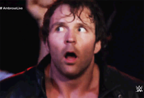 dean ambrose laughing, wwe raw, catch