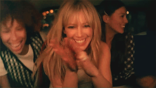 hilary duff bravo clap her hands Image, animated GIF