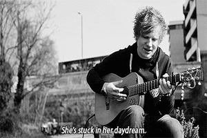 ed sheeran, the a team, stuck in her daydream