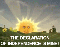 teletubbies, parodie, the declaration of independance is mine, nicolas cage