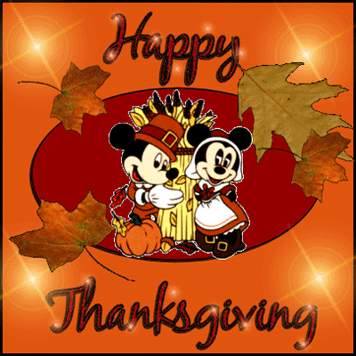 happy thanksgiving, action de grace, accion de gracias, mickey, minnie, disney