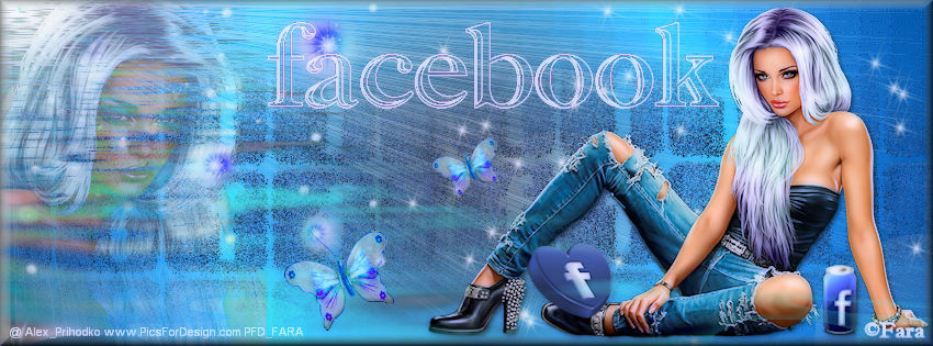 femme, bleu, couverture fb, facebook cover