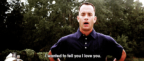 forrest gump, i wanted to tell you i love you, tom hanks, haley joel osment, i love you too daddy