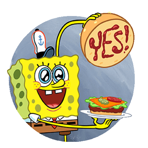 spongebob, yes, oui, hamburger, bob l'éponge