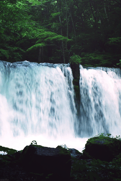 agua eau, cascade