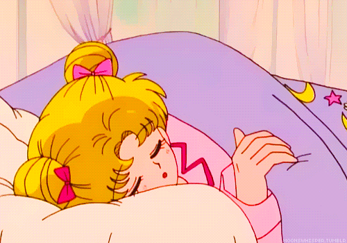 sailor moon, luna, bunny, sailormoon, manga, vintage, 90s, dormir, fatigue