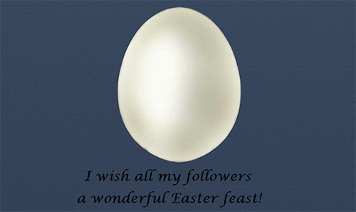 i wish all my followers a wonderful easter feast, oeuf de paques, chocolat, egg, chocolate