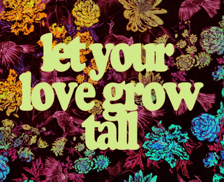 vintage, let your love grow tall, 70s