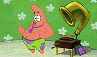 patrick, spongebob, bob léponge, musique, danser