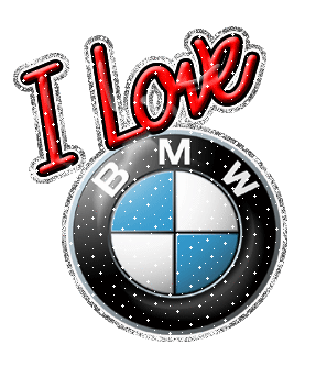 i love bmw, logo, véhicules