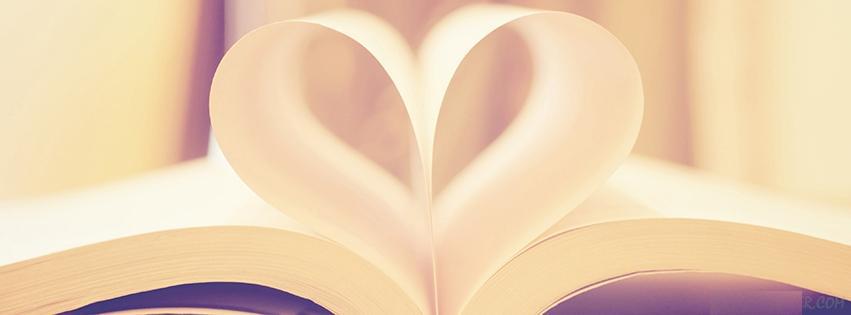 liver, pages en forme de coeur, book, heart, couverture facebook, facebook cover