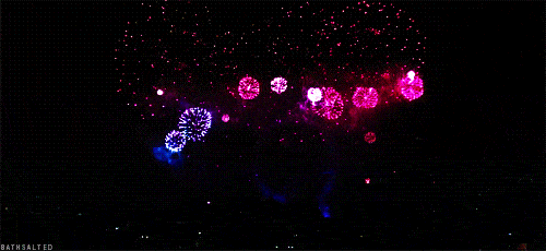 feu d artifice, feux, firework, fireworks, fete, jour de l an, londres, london eye, pink and blue, rose et bleu