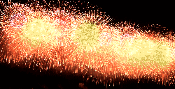 feu d artifice, firework, fireworks, new year, nouvel an, bonne annee