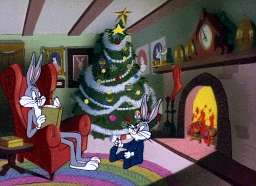 joyeux noel, merry christmas, bugs bunny