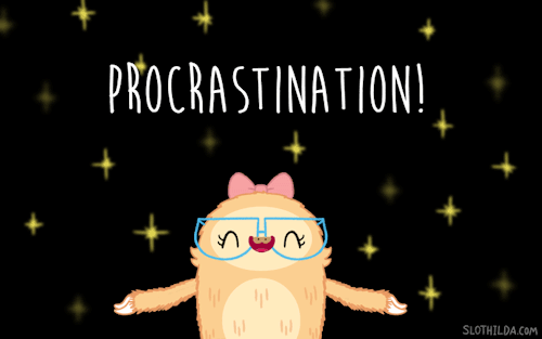 procrastination, glander